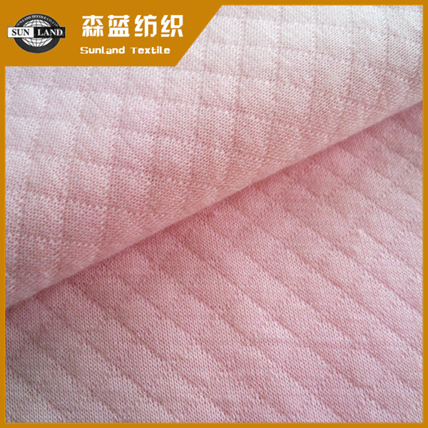 黄冈CVC提花空气层 Polyester cotton jacquard fabric