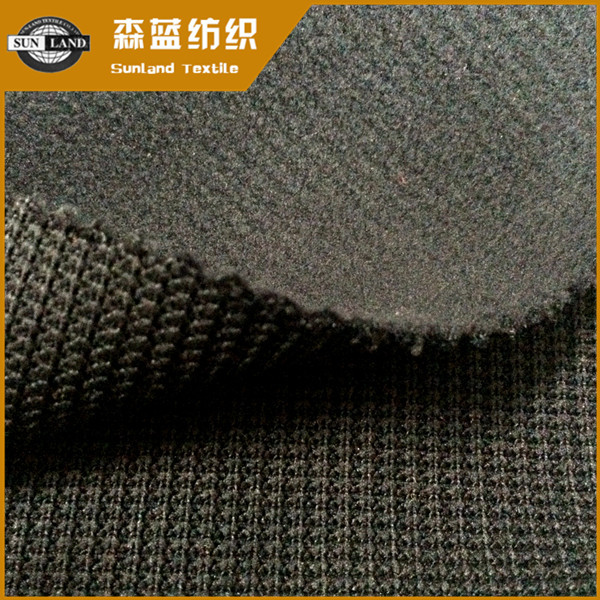 常熟粗针罗纹复合摇粒绒 Rib bonded with polar fleece